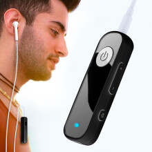 Il tuo paradiso musicale mobile: trasmettitore e ricevitore portatile, plug and play per un intrattenimento wireless immediato.