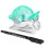 Golf Ball Line Liner Drawing Marking Alignment Putting Tool Transparent Golf Ball Alignment Clip Spring Clamp Linear Alignment Kit For Swing Direction 4