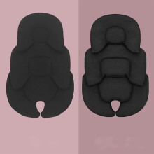 Newborn Car Seat Insert Infant Head Body Support Cushion Black