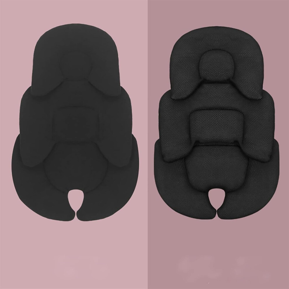 Newborn Car Seat Insert  Infant Head  Body Support Cushion  Black
