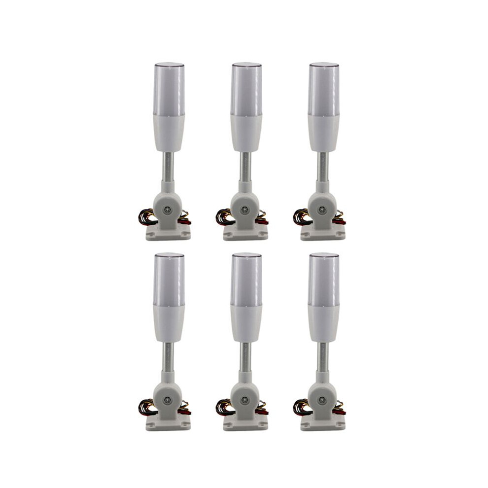 6X Tricolor Folding 24V Led Warning Lamp Alarm Led Signal Tower Caution Light 4711033453898