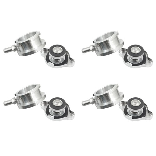 4Conjunto 32Mm 1,25 Polegadas Pescoço de Preenchimento Do Radiador 0,9Bar Tampa Do Radiador Universal