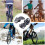 Foldable Footrest in Solid Metal, Shockproof for Mountain and Electric Bikes 5