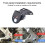 Foldable Footrest in Solid Metal, Shockproof for Mountain and Electric Bikes 3