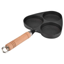 Pancake PotE PotBurger Fried P 3 Cast Iron Omelette E Burger Fried E Pot Pancake Pan Anti Hot Comfort Ensures More Activity Cooking