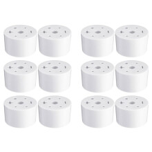 12 Peça Cemitério Grave Vaso Inserções Plástico Cemitério Flores Suporte Suporte com 7 Furos Cilíndrico Reutilizável Cemitério