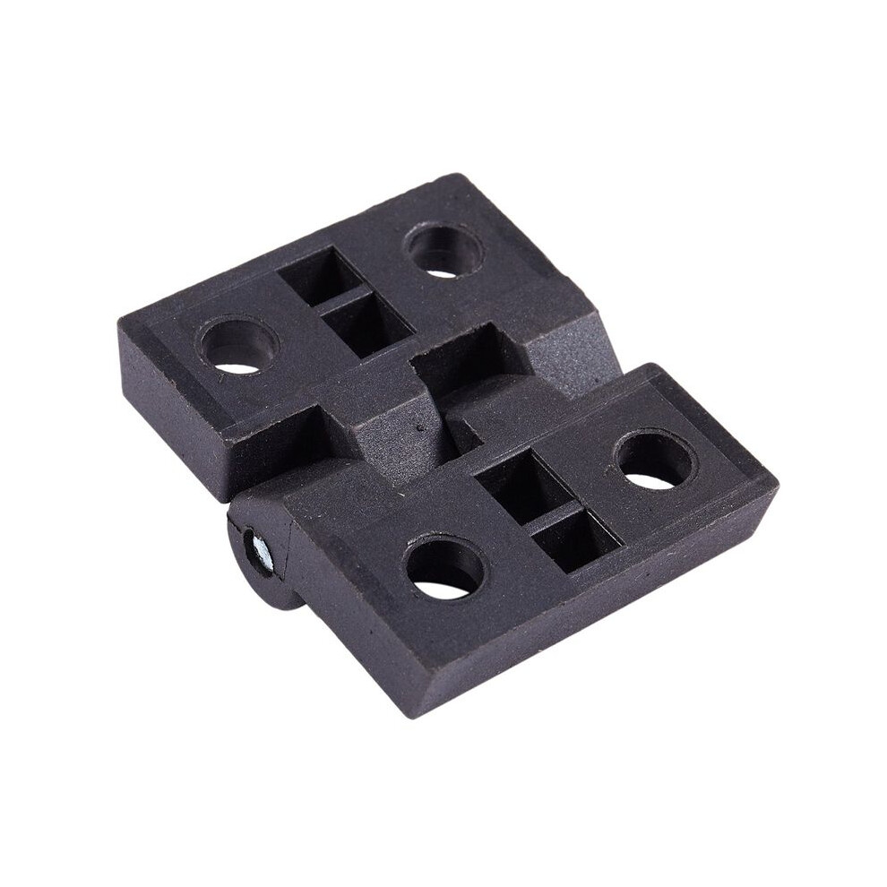 6Pcs 63Mm X 50Mm Cabinet Plastic Hinge Door Hinges Hinge Black 4713068810707