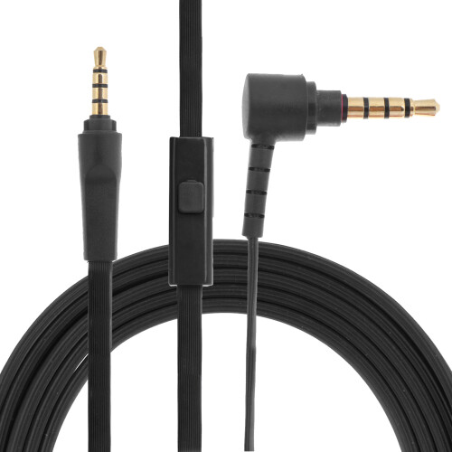 100AAP 100ABN Cable Replacement MDR-1000X Aux Audio Cord-Black