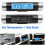 Bauchförmige LCD-Auto-Uhr Thermometer Luftventilclip 82x18mm 15