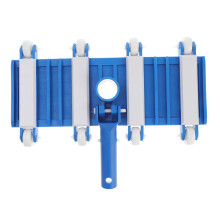 Flexible Wide Body Pool Vacuum Head with NonSlip Wheels for Floor and Wall Cleaning Brush