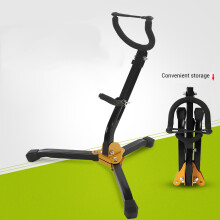 Alto & Tenor Sax Stand with Foldable Metal Triangle Base Adjustable Design