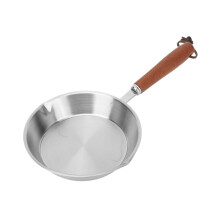 Omelette Pan 12cm/16cm Stainless Steel Frying Pan Non Stick Egg Pan Fry Pan for Household Restaurant Induction Cooker Pan For The Kitchen(16cm)