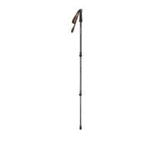 Trekking Pole Lightweight Adjustable Trekking Poles Cork Grip Hiking Walking Sticks Carbon Fiber Tips Flip Locks Black