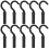 Pool Cleaner Pole Hook Set, Durable PP Robotic Pool Cleaner Accessories, Easy Telescopic Pole Attachment 1