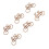 100 trombones en forme de bicyclette, couleur caramel 1