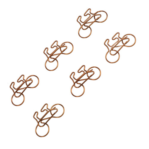 100 trombones en forme de bicyclette, couleur caramel