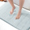 KEPLIN Memory Foam Bath Mat, Highly Absorbent, Non-Slip, 50x80cm, Light Blue 1