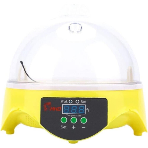 Incubators Mini 7Egg Digital TemperatureControlled Poultry Incubator For Chickens Geese Ducks Bird Brooder Hatchers 1