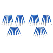 42-Delige Autoterminalverwijderingsset, Kabelstekker, Verwijdertrekker, Elektrische Draad, Krimpconnector, Pintrekker, Blauw