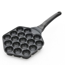 Takoyaki Pan with 18Hole NonStick Design for Even Heat Distribution and Induction Cooking