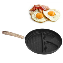 Egg Frying Pan, Nonstick Skillet, Divided Grill Pan for Indoor Cooking Eggs Pancake Omelet