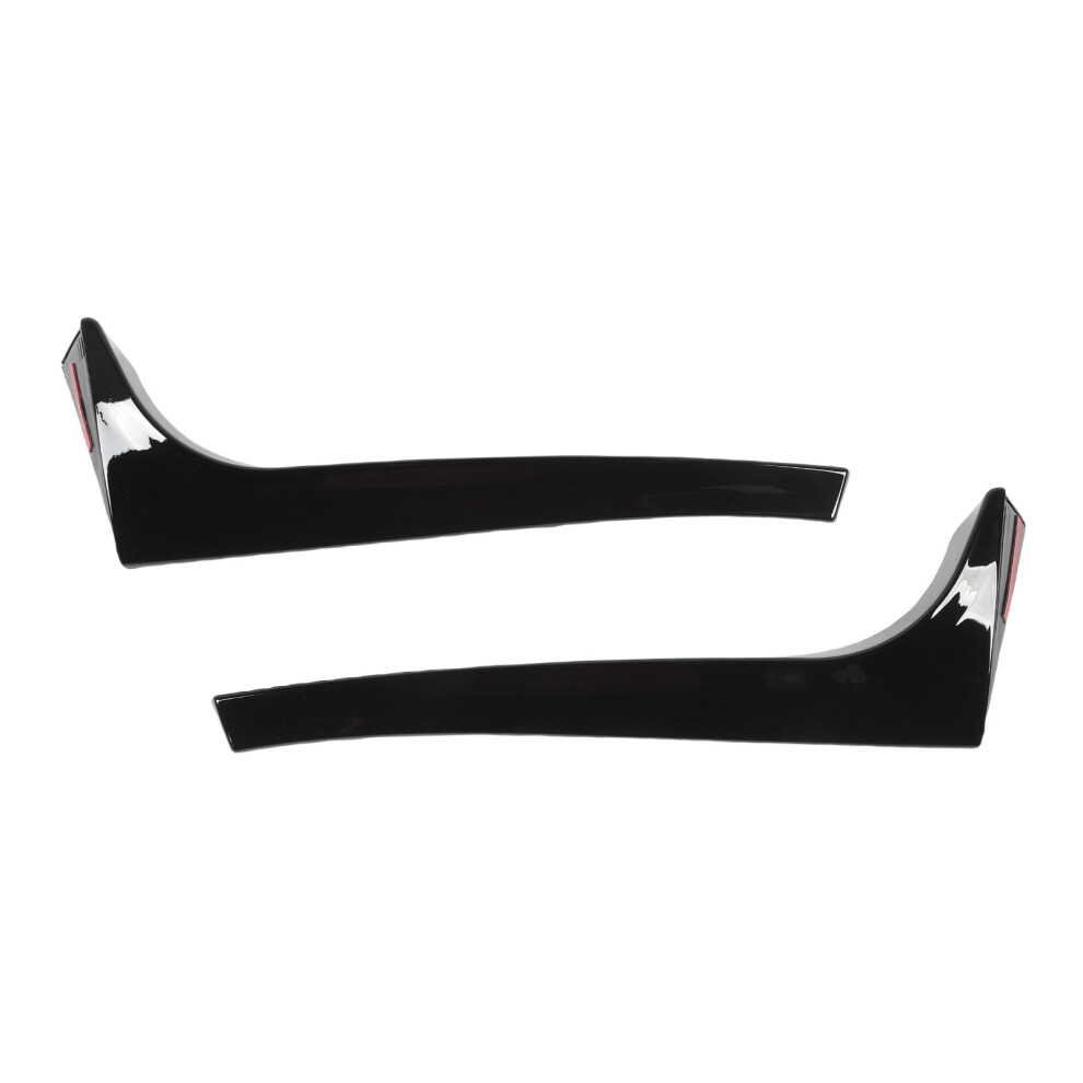 Rear Window Side Spoiler For Mk5 R32 2003-2008 Bright Abs Splitter Black 9461380706363