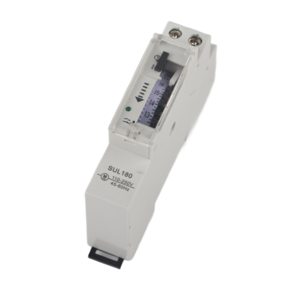 Sul180 24-Hour Digital Timer Switch, High Accuracy, Abs, 15-Min Interval 4661378146781