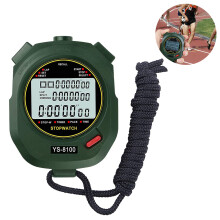 Professional Digital Stopwatch Timer, Ergonomic Design For Comfort, Precision 1/100 Second Lap Split Measurement, Suitable For Sports Coaches And Athl