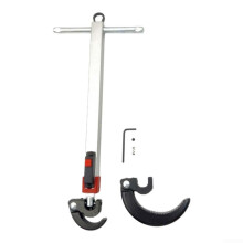 Multi Function Telescopic Basin Wrench With Adjustable Head For Plumbing Needs Extendable Shaft