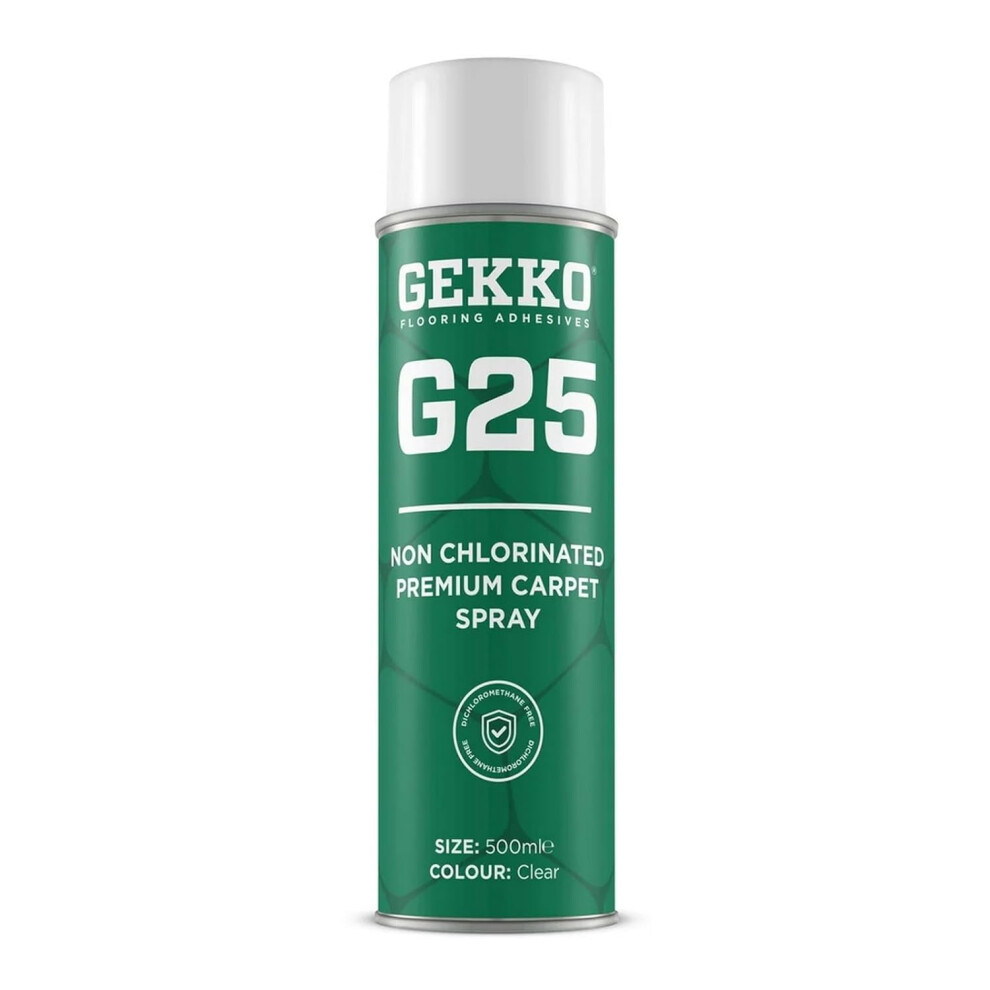 (Pack Of 1) Gekko Spray Adhesive G25 500Ml Non Chlorinated Carpet Spray 9505842756654