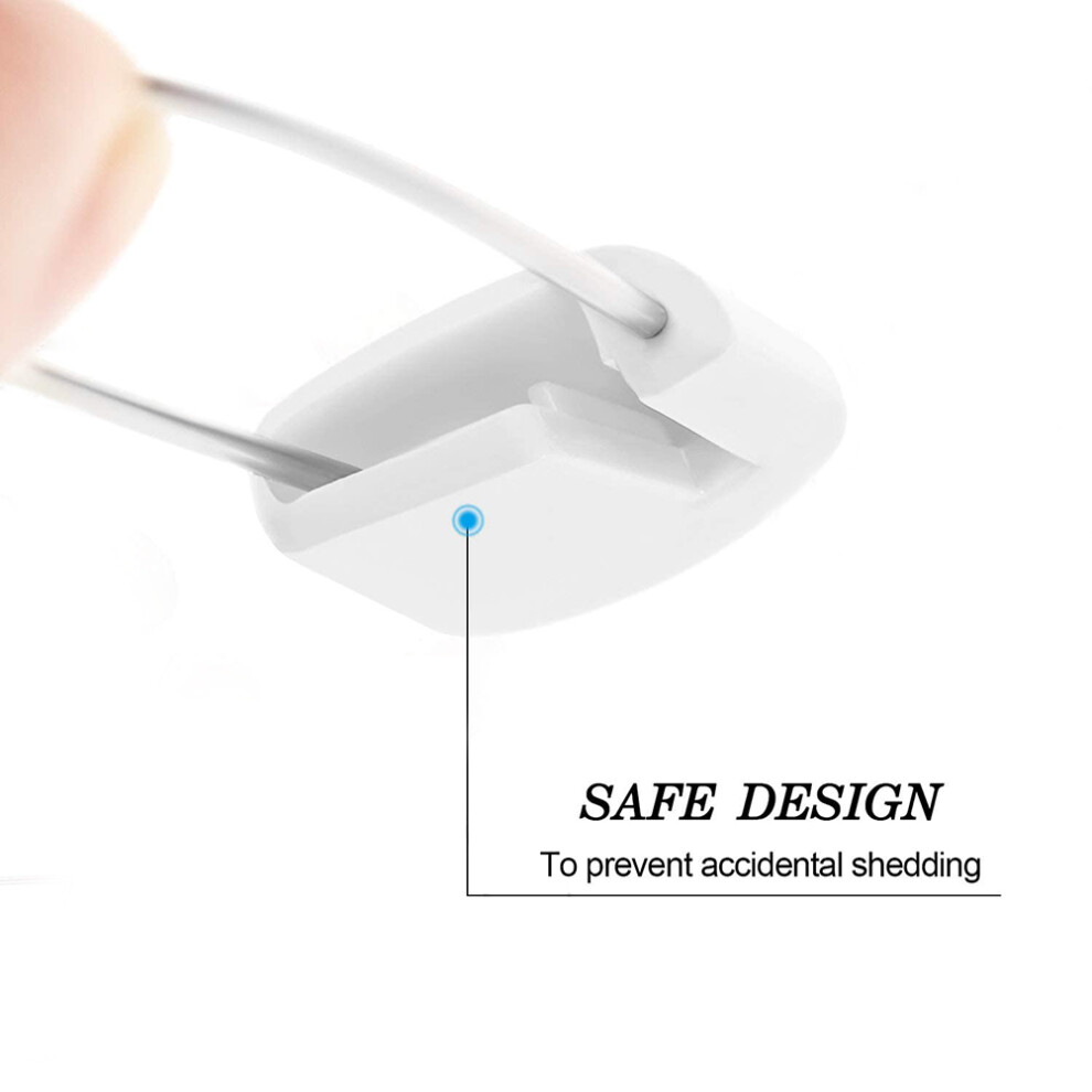 50pcs Baby Safety Safety Pins Stainless Steel with Plastic Head Lock Clip