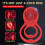 Silicone Vibrating Cock Ring Clitoris Stimulator 7 Modes USB Rechargeable 2
