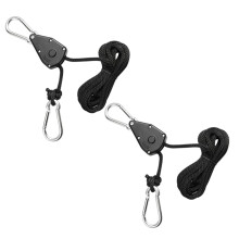 2pcs Grow Light Hangers Heavy Duty Hooks Ropes for Outdoor Plants Easy to Install