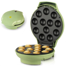 Electric Takoyaki Maker 12Hole, Mini HomeUse Takoyaki Pan, NonStick Octopus Ball Grill Tray, For Pancake Balls