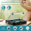 Portable CD Player With Bluetooth, Retro Desktop CD, Rechargeable CD Player For Home/Car, CDR/CDRW/MP3 Compatible 2