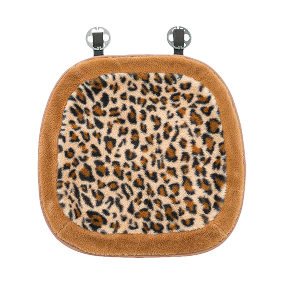 Car Seat Cushion, Car Seat Cushion Leopard Print Plush Car Seat Cushion Warm Car Seat Cushions, Comfortable Solution For Most Car Seat 9347817139242
