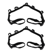 Porta canne da pesca per auto, supporto per canna da pesca in robusta cintura di nylon con maniglie regolabili, facile installazione, vestibilità