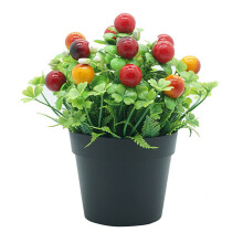 Árvore de frutas artificial realista para decoração de mesa, decoração multifuncional para casamentos e festas.