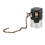 Pull Chain Light Socket Holder, Aluminum Lamp Socket with Vintage Style and Pull-Chain Switch, E27 Vintage Socket with Heat Dissipation Screw Base, 6