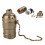 Pull Chain Light Socket Holder, Aluminum Lamp Socket with Vintage Style and Pull-Chain Switch, E27 Vintage Socket with Heat Dissipation Screw Base, 4