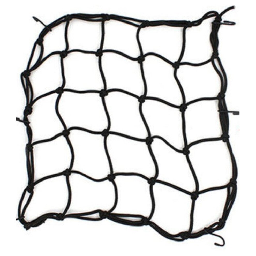 Motorcycle Cargo Net With 6 Hooks, Elastic 30X30cm Luggage Net For Bike And Motorcycle 9347817266054