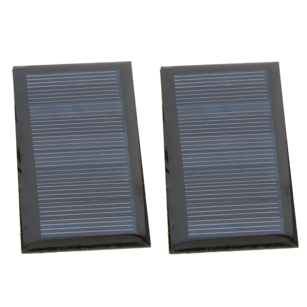 Mini Solar Panel Set 2Pcs 0.3W 5V 60Ma 68X37mm Polysilicon For Projects 4641375564214