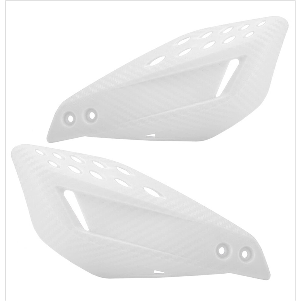 Motorcycle Handguards 22Mm Universal Fit Impact Resistant Offroad Dirt Bike Atv Guards White 9382693967862