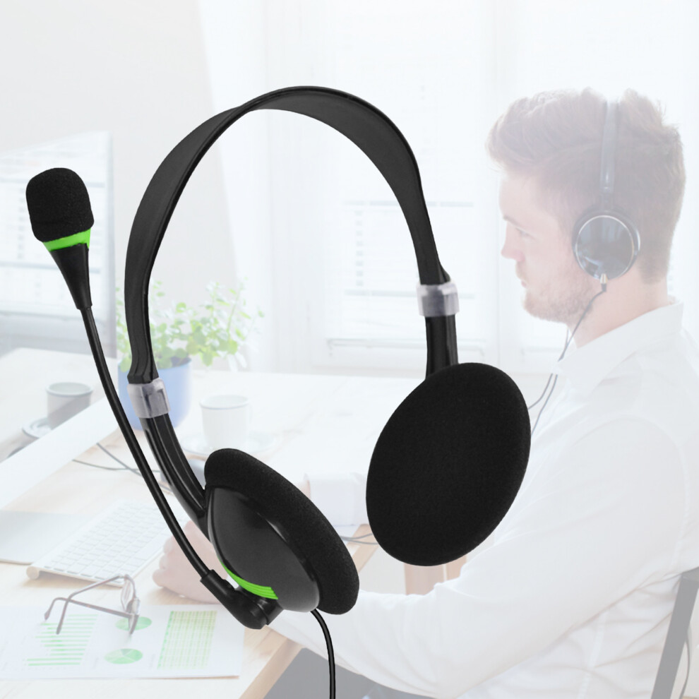 Usb Headset With Noise Cancelling Microphone For Business Calls Office Setup 4941382131882