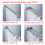 12PCS Stylish Antirust Shower Curtain Hooks Smooth Rolling Beads 8