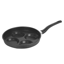 Cake Molds Egg Frying Pan 4 Compartments Omelette Pan Fried Egg Cooker Swedish Pancake Plett Crepe Pan Kitchen Cooking Gadget Cookie Molds Wok