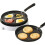 4Hole Breakfast Pan Mini Omelette Pan Household Kitchen Tools NonStick Small Frying Pan Egg Dumpling Mold 3
