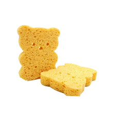BearType Bath Sponge Newborn Shower Sponge Soft Care Cartoon Design for Baby Bath Time