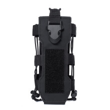 Molle Radio Pouch, Tactical Radio Holster Case, Walkie Talkie Holder, Black