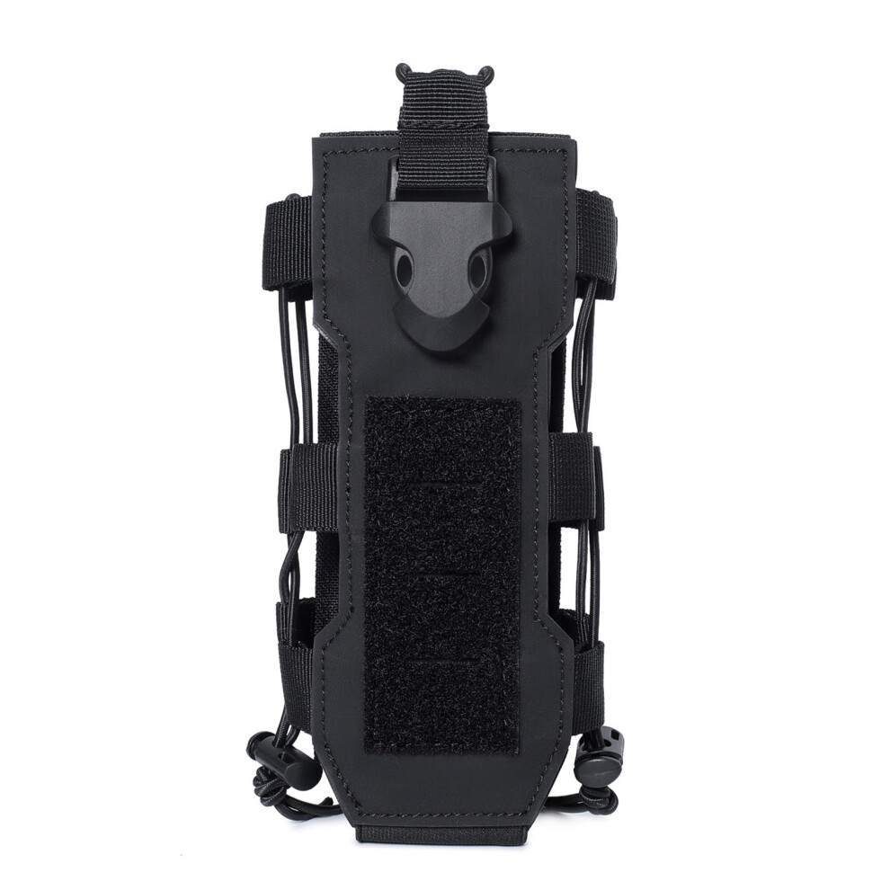 Molle Radio Pouch, Tactical Radio Holster Case, Walkie Talkie Holder, Black 9382693809971